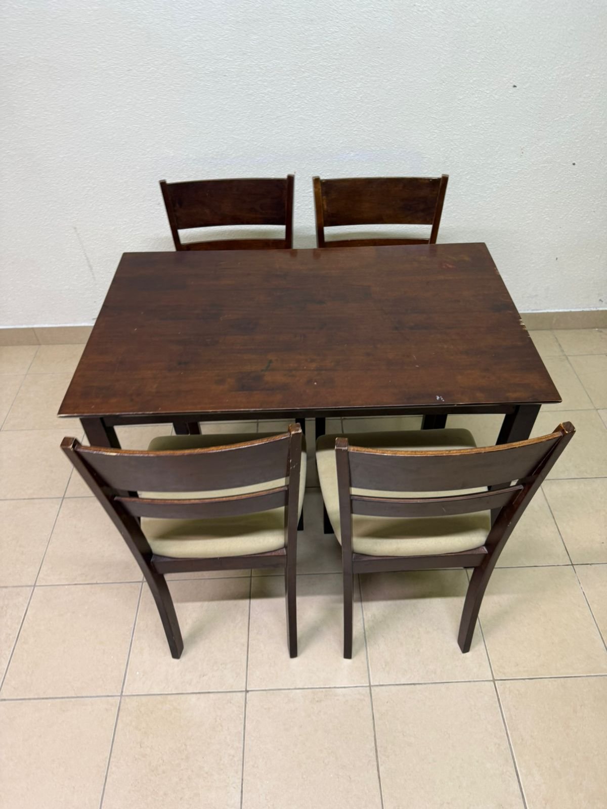 Dining table with 4 chairs - Image 5
