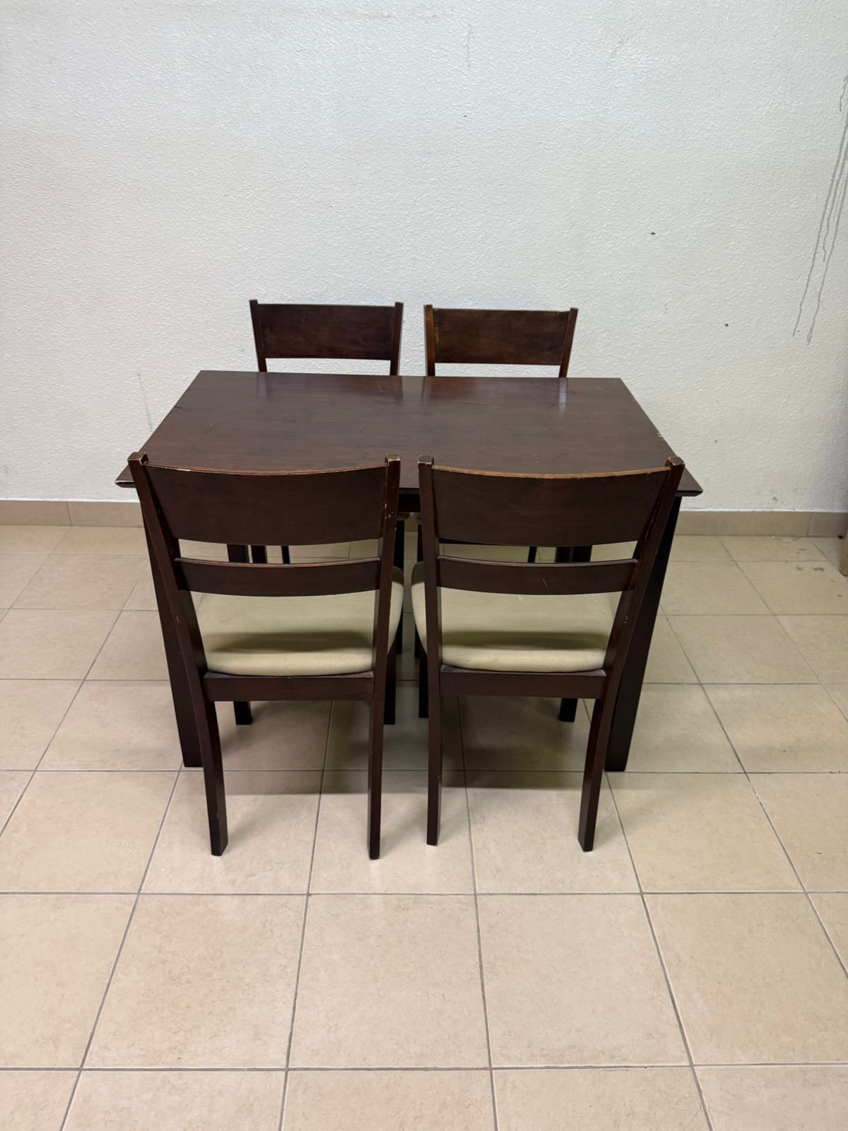 Dining table with 4 chairs - Image 7
