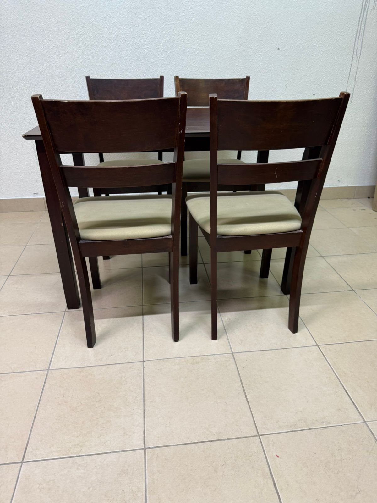 Dining table with 4 chairs - Image 4