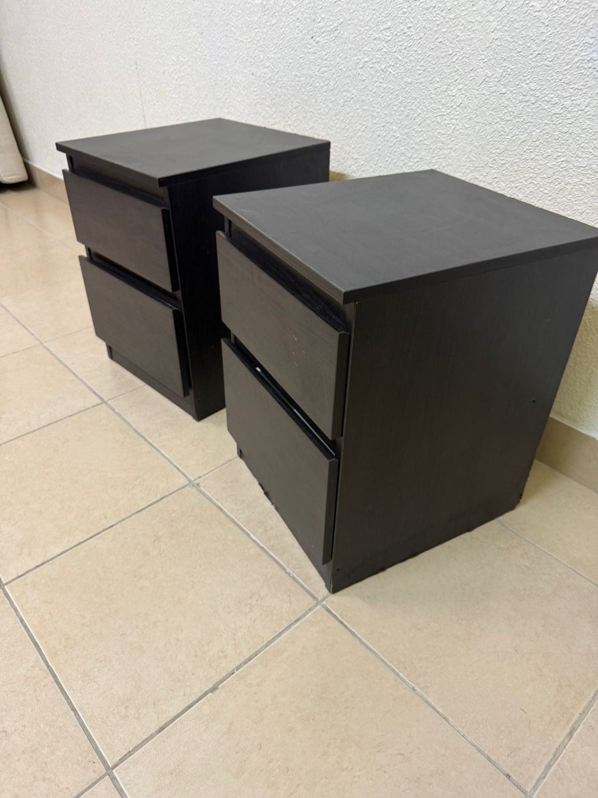 IKEA bedside tables, black - Image 8