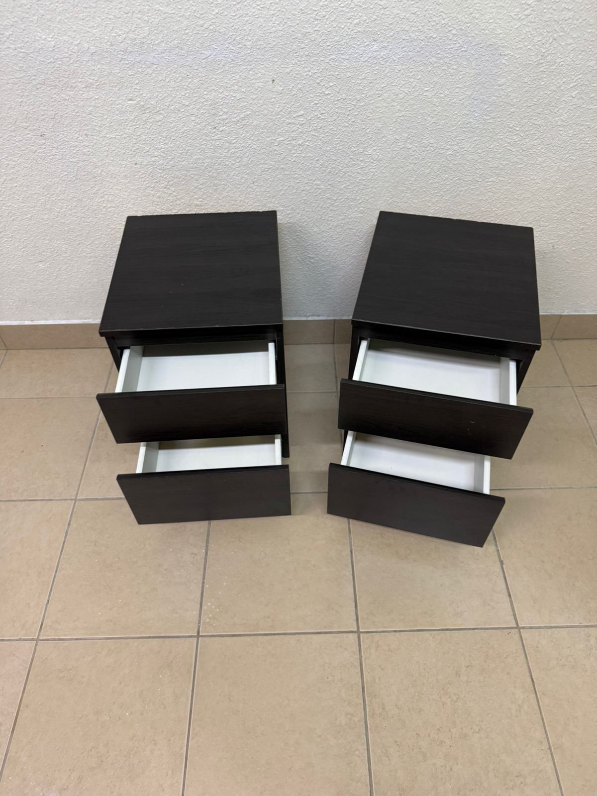 IKEA bedside tables, black - Image 9
