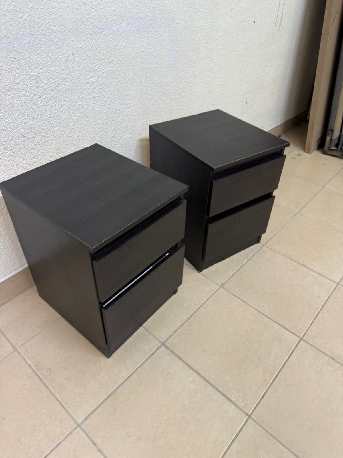 IKEA bedside tables, black - Image 7