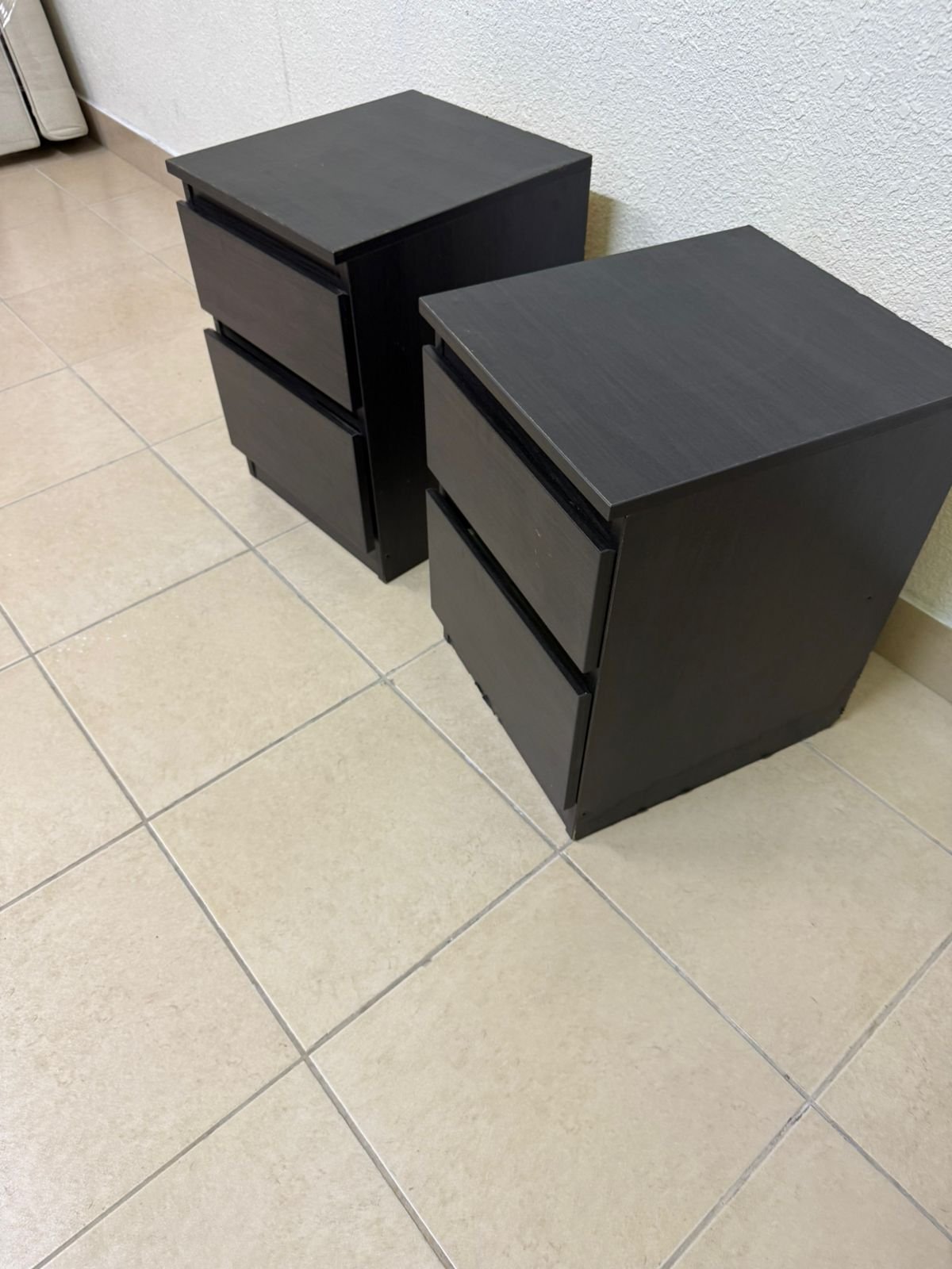 IKEA bedside tables, black - Image 10
