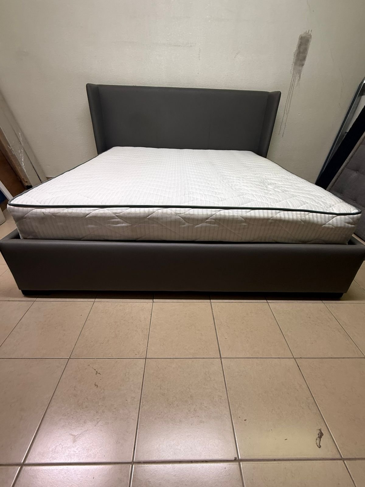 Bed with mattress from The One