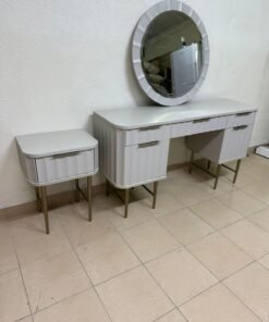 Dressing table with bedside table