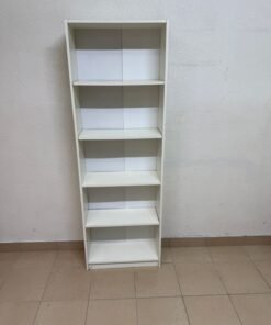 White IKEA shelving unit