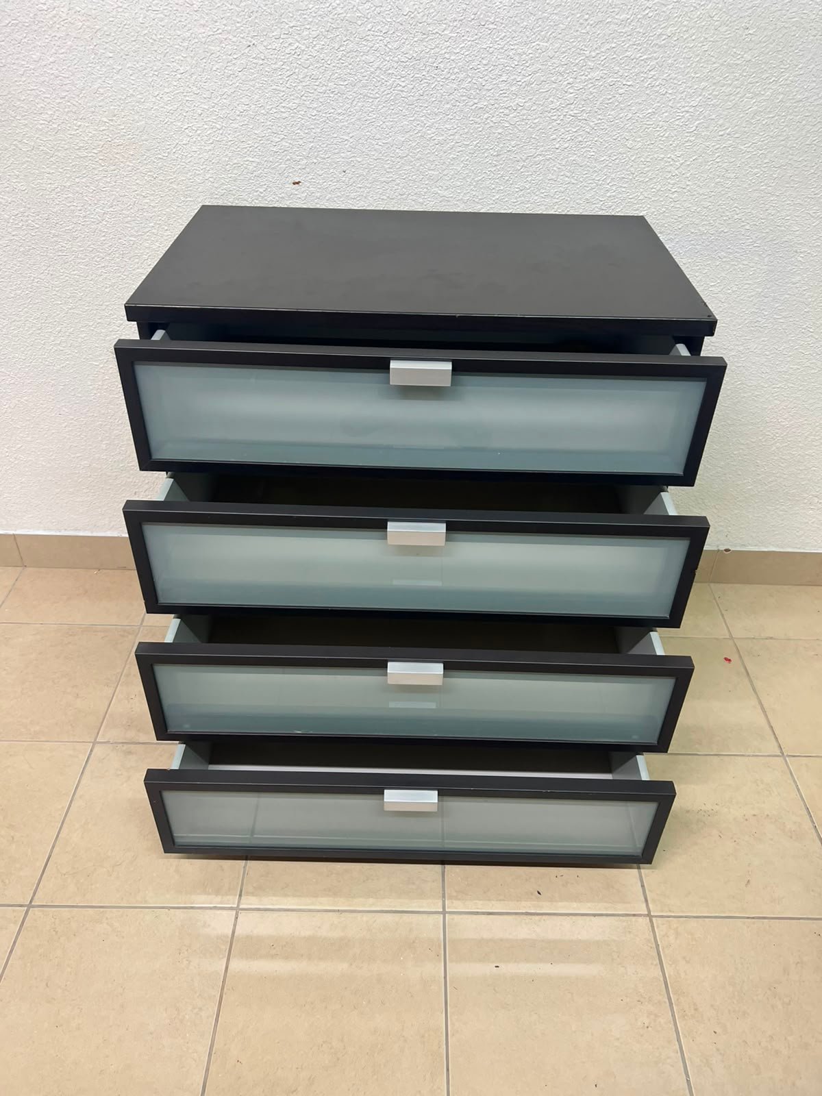 IKEA Hopen chest of drawers with 4 drawers, dark brown frame - Image 2
