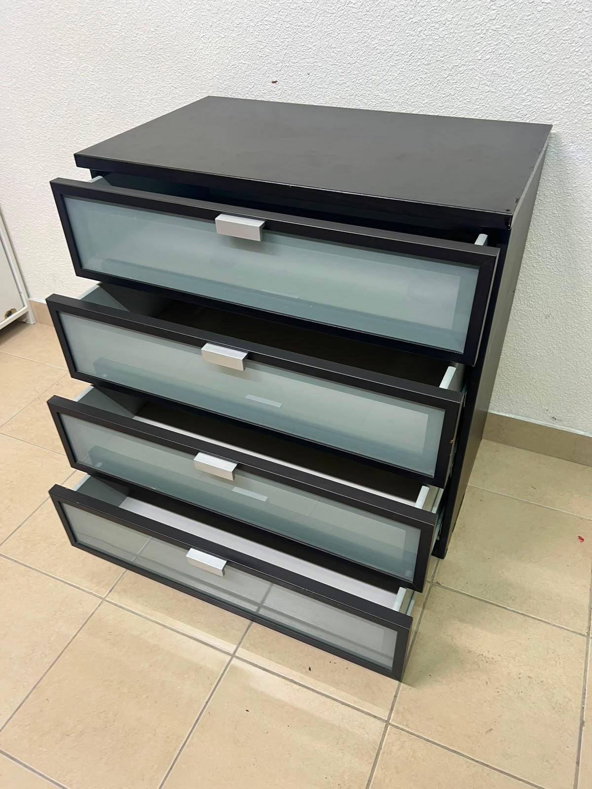 IKEA Hopen chest of drawers with 4 drawers, dark brown frame - Image 6