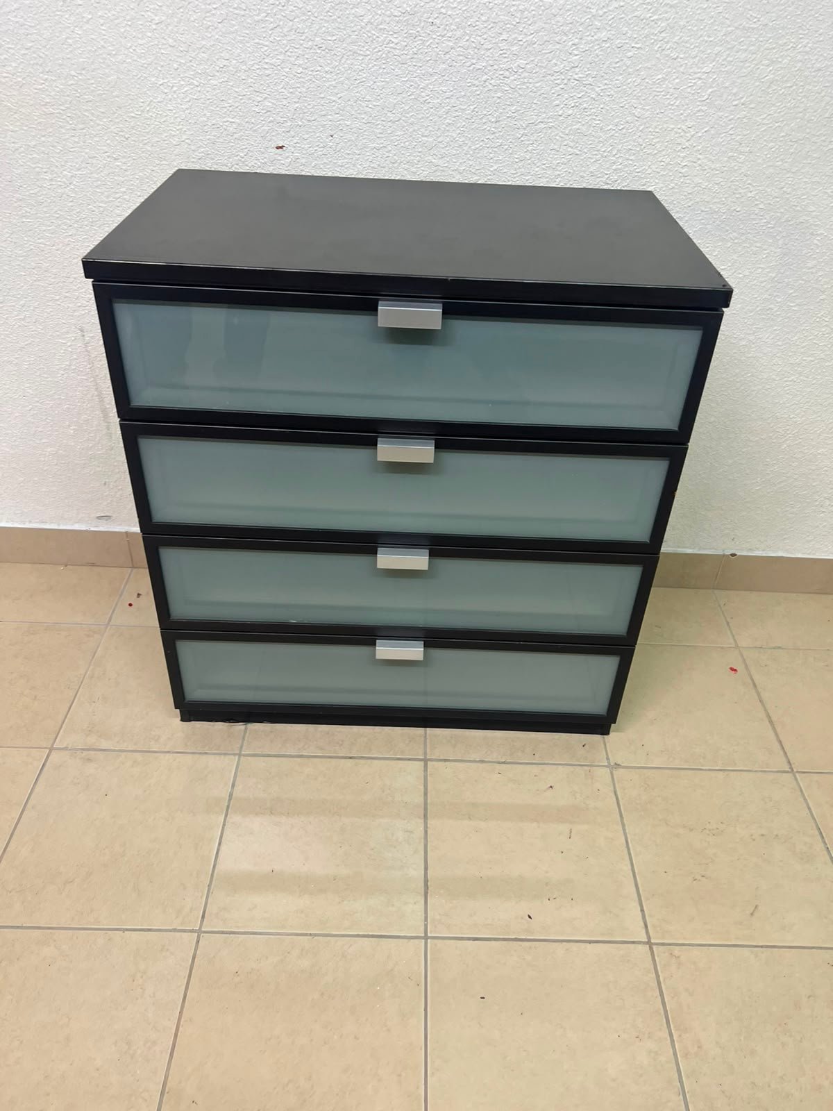 IKEA Hopen chest of drawers with 4 drawers, dark brown frame - Image 9