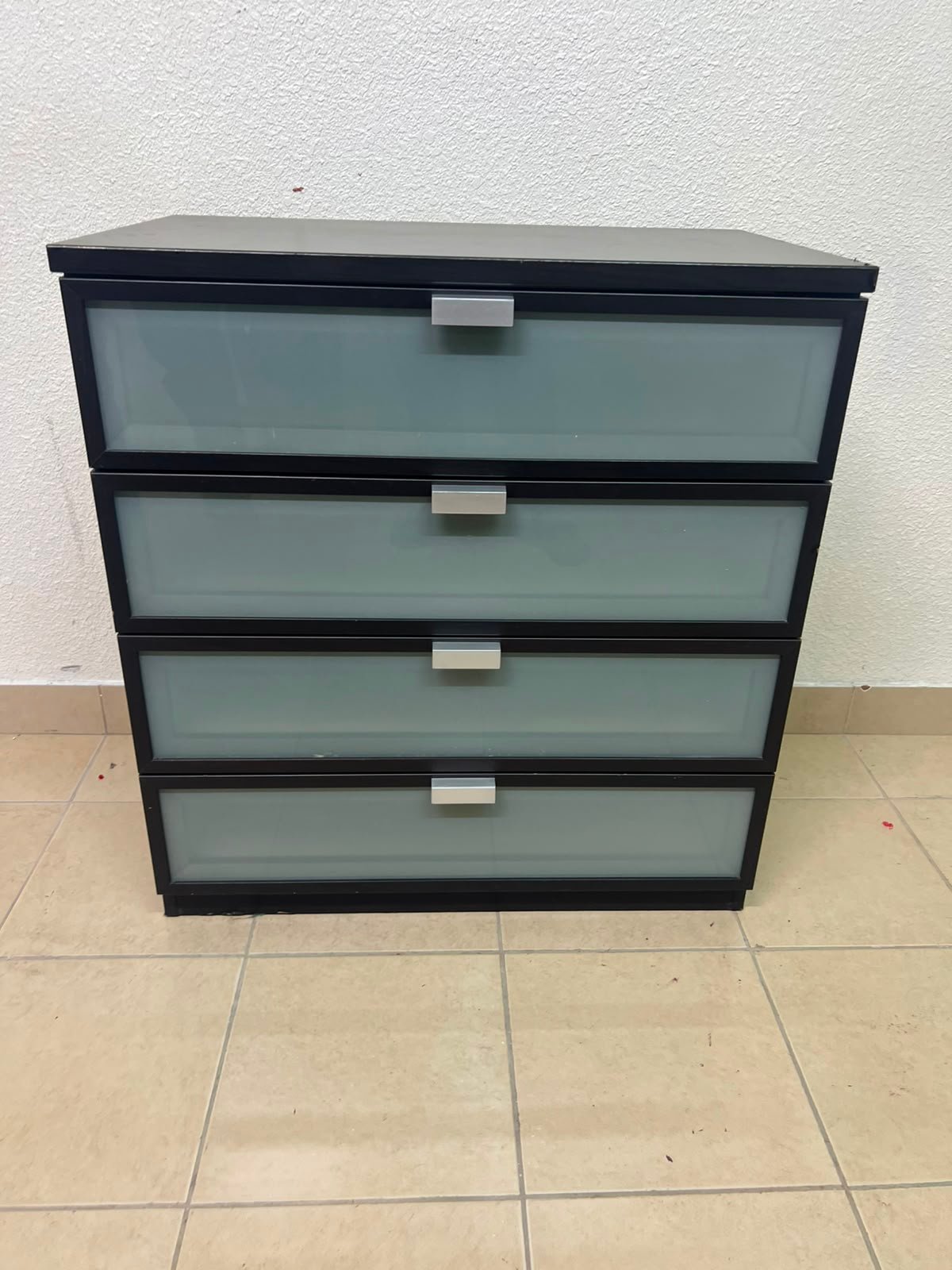 IKEA Hopen chest of drawers with 4 drawers, dark brown frame