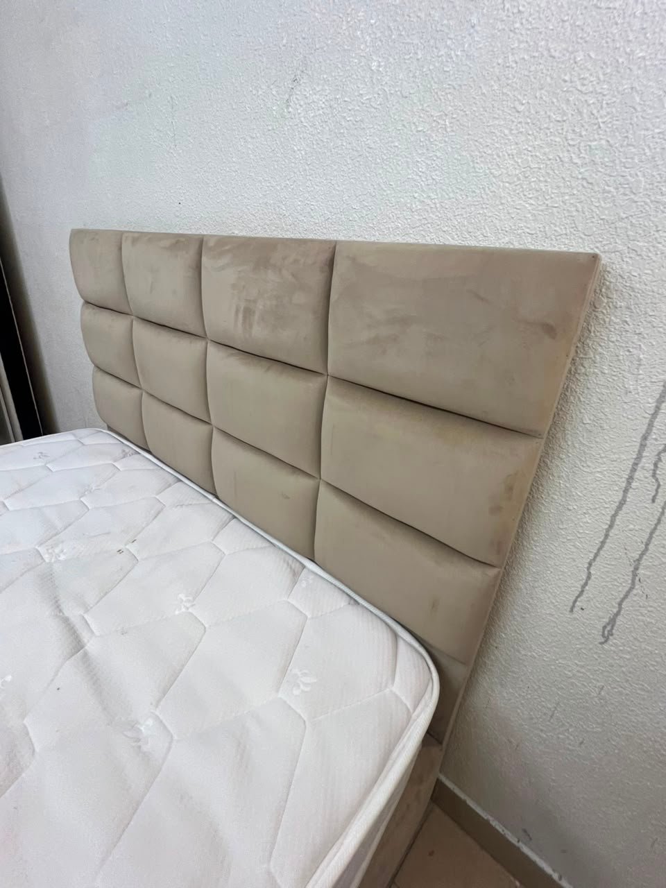 Upholstered bed with mattress 160x200 cm - Image 13