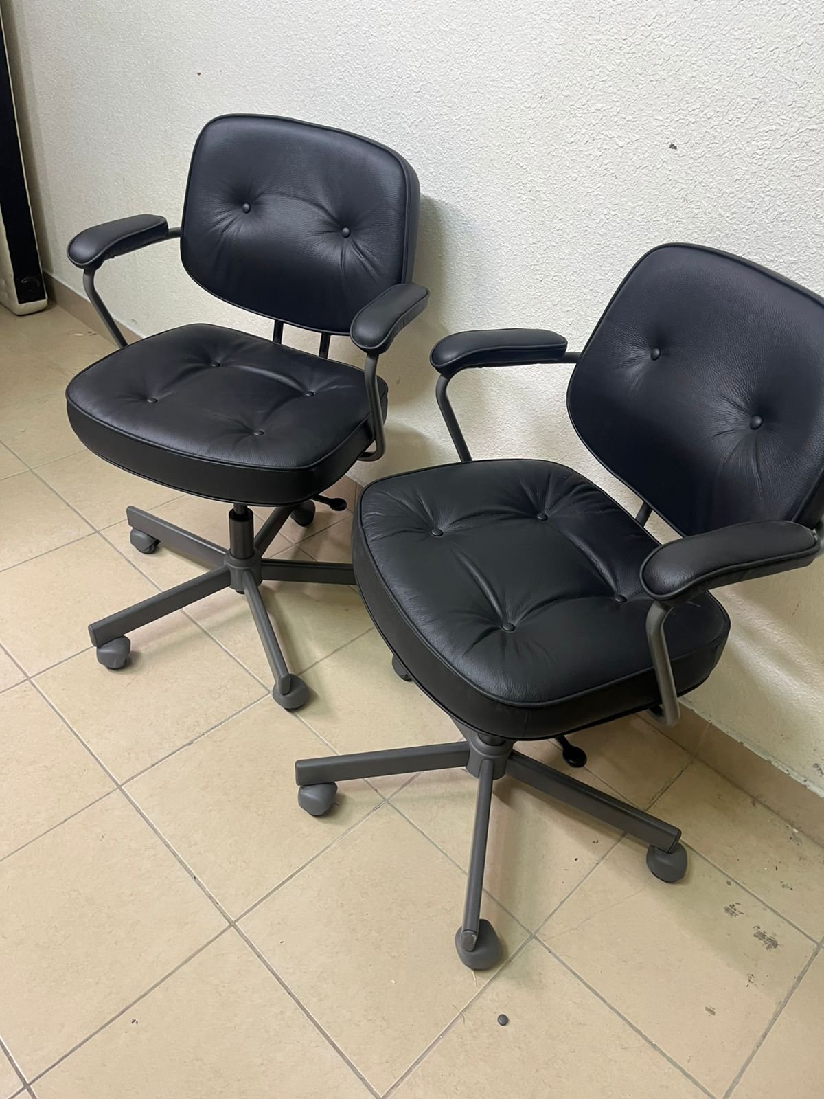 Two office chairs