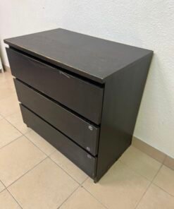 black drawer unit