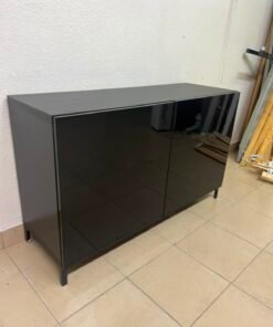IKEA BESTÅ storage cabinet in high-gloss black
