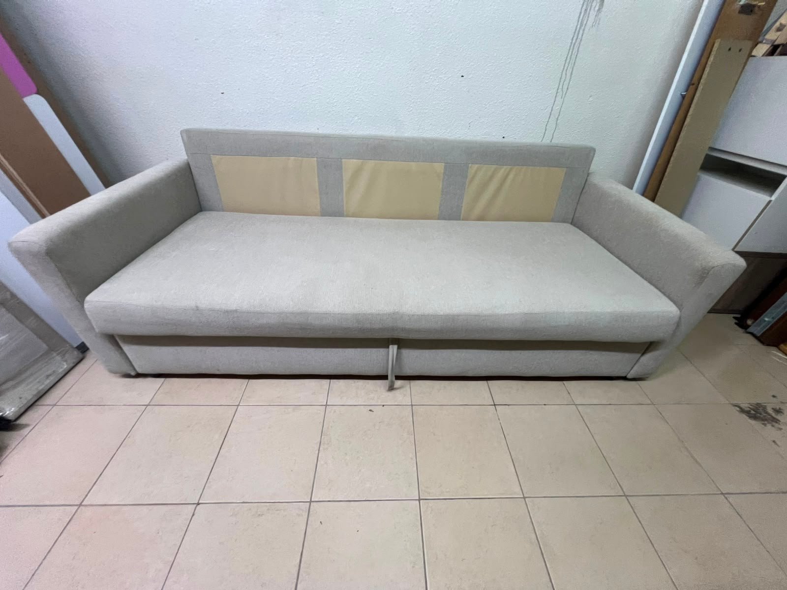 3-seater sofa bed, Faringe, light grey - Image 8