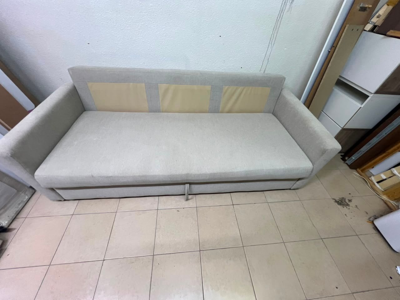 3-seater sofa bed, Faringe, light grey - Image 15