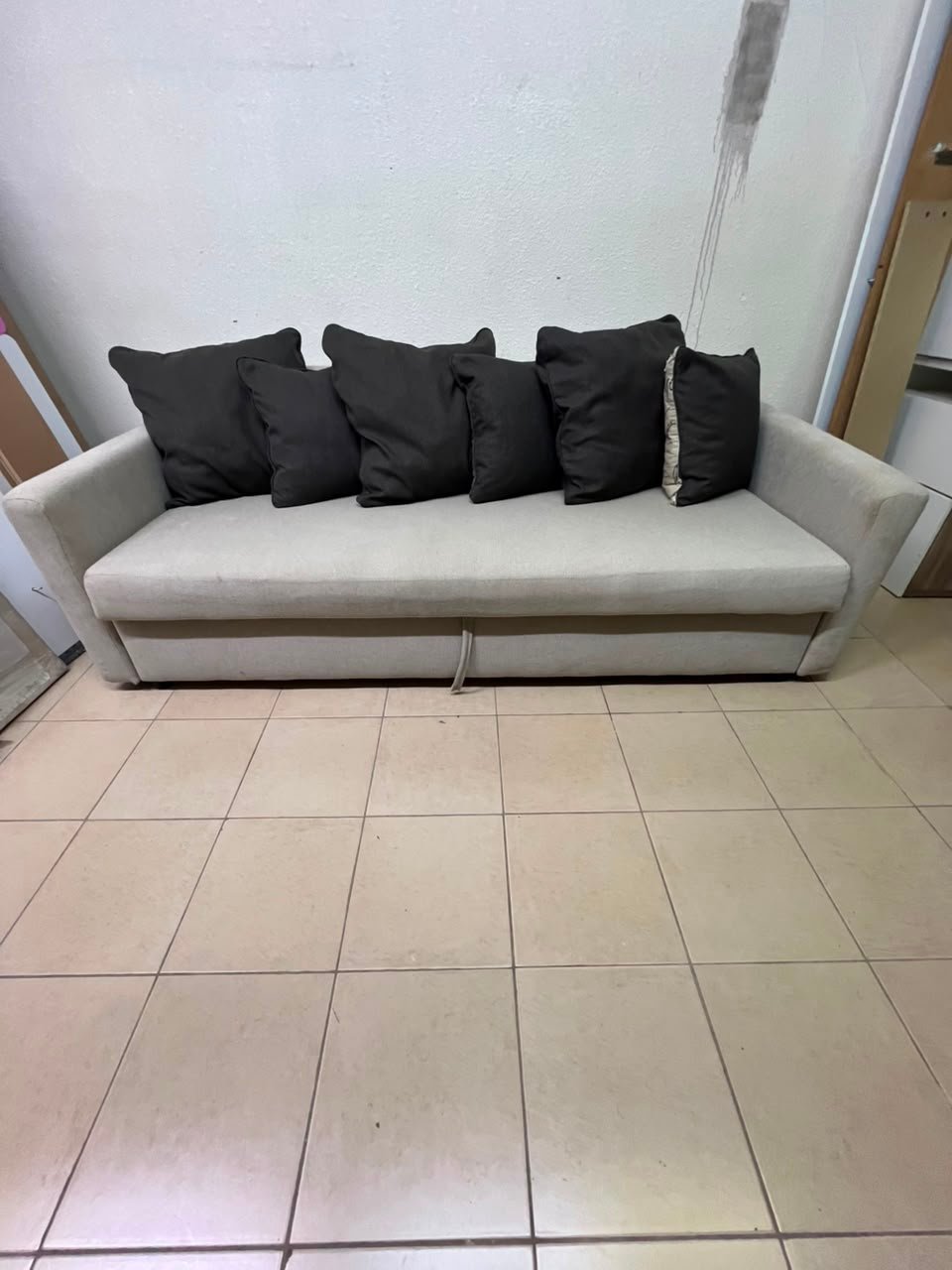 3-seater sofa bed, Faringe, light grey - Image 21