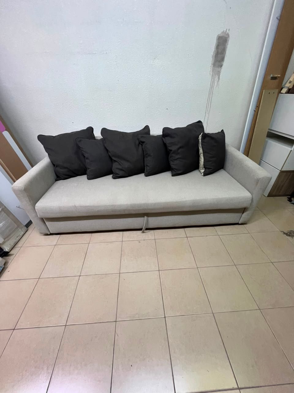 3-seater sofa bed, Faringe, light grey - Image 19