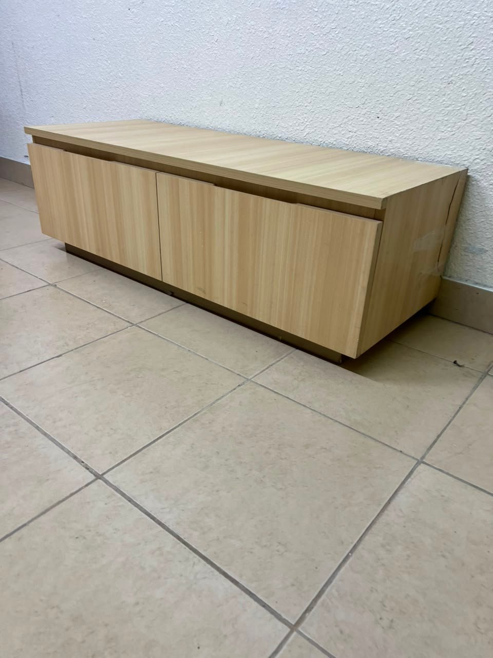 Sturdy wooden TV stand