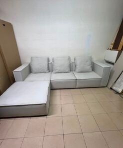 IKEA L-shaped sofa with a luxurious and comfortable design