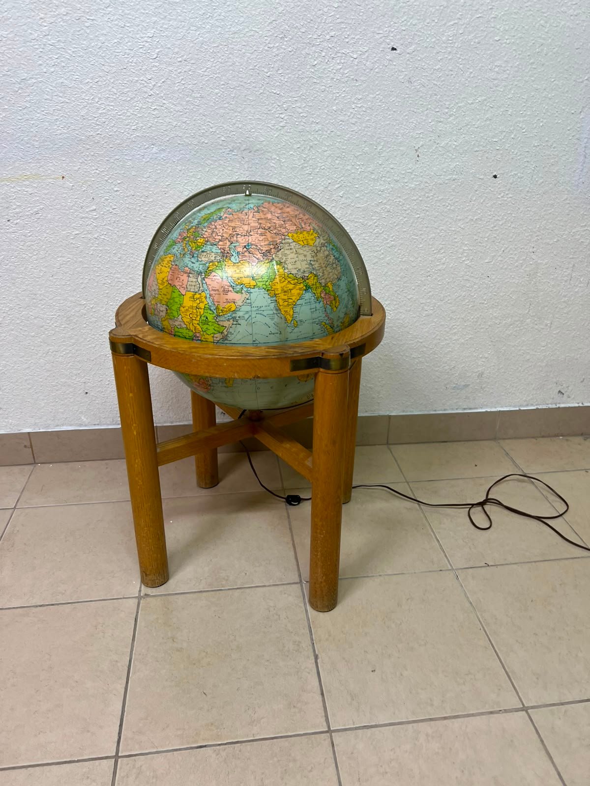 Vintage Replogle Heirloom Floor Globe