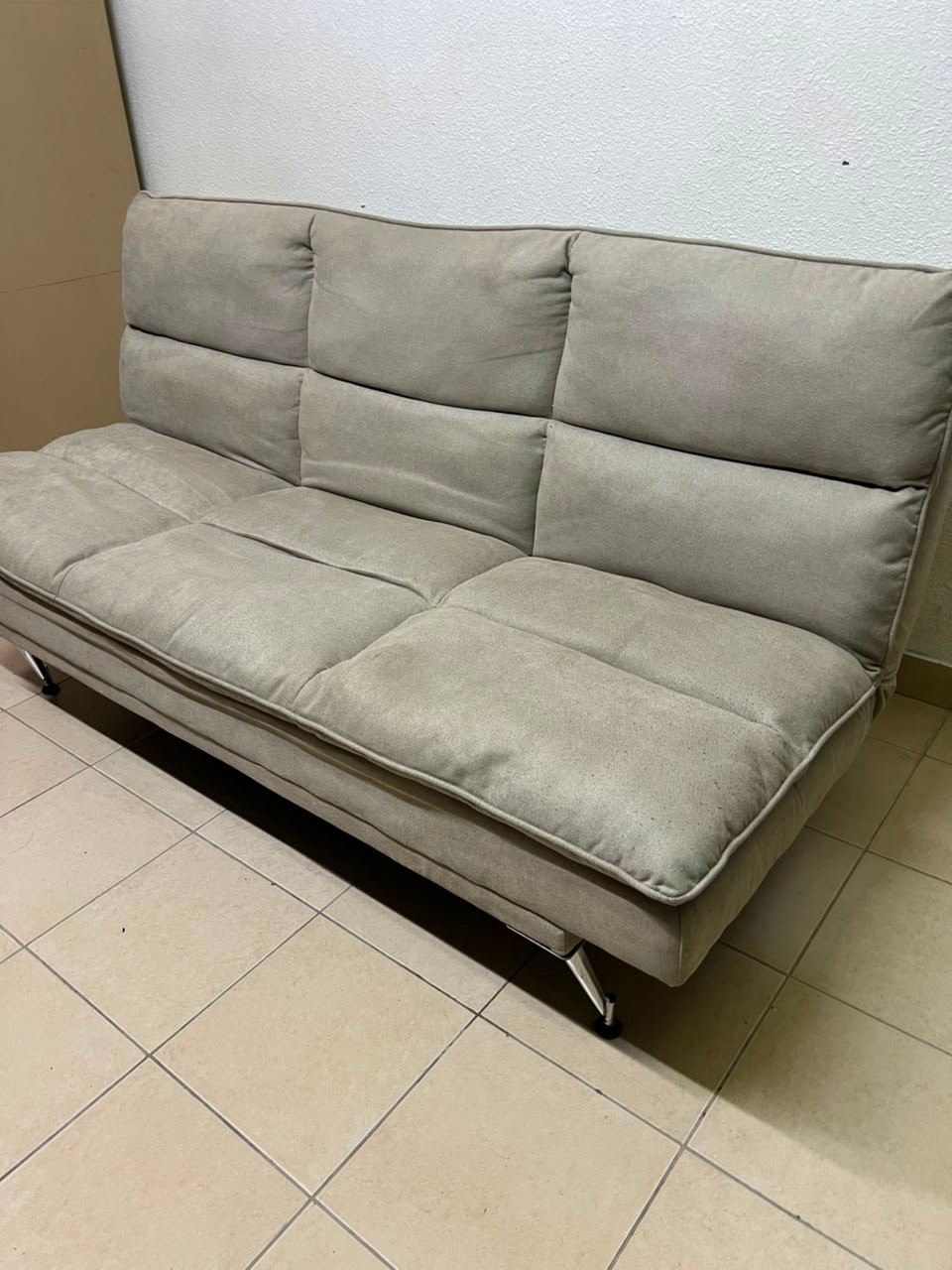Salva 3-Seater Quilted Sofa Bed - Image 2