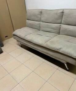 Salva 3-Seater Quilted Sofa Bed - Image 6