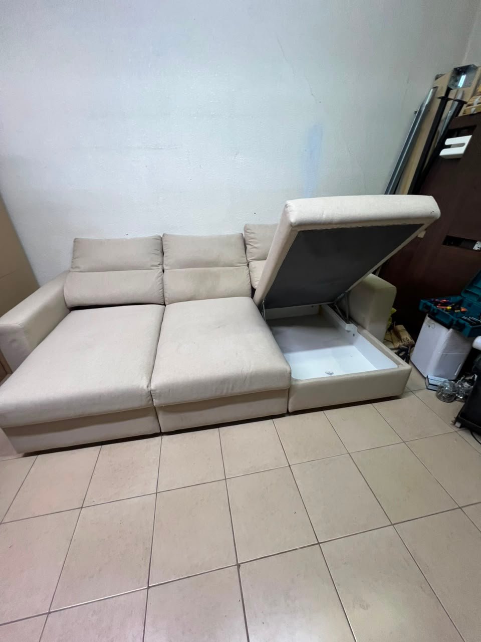 IKEA ESKILSTUNA three-seater sofa with chaise lounge - Image 3