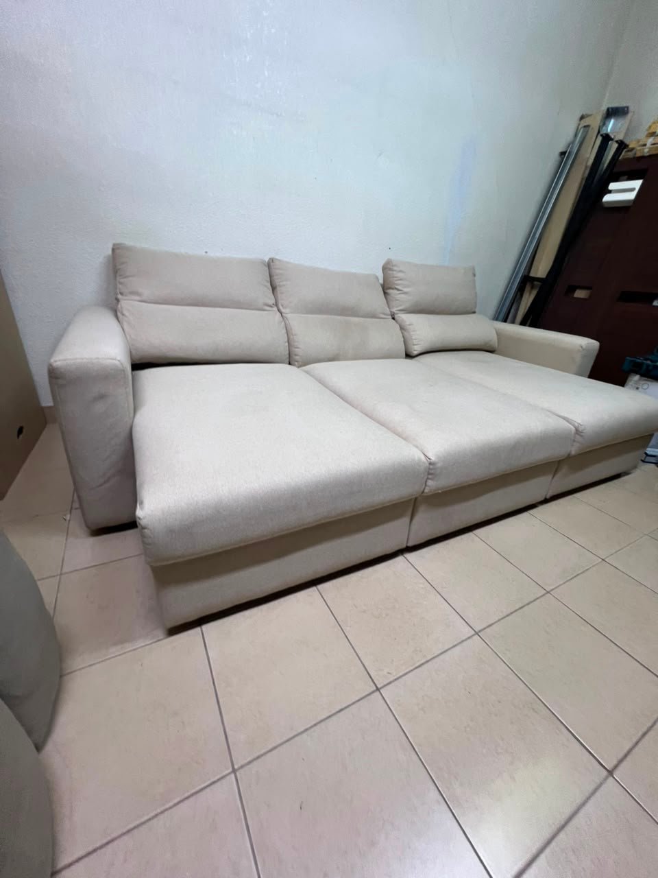 IKEA ESKILSTUNA three-seater sofa with chaise lounge - Image 4