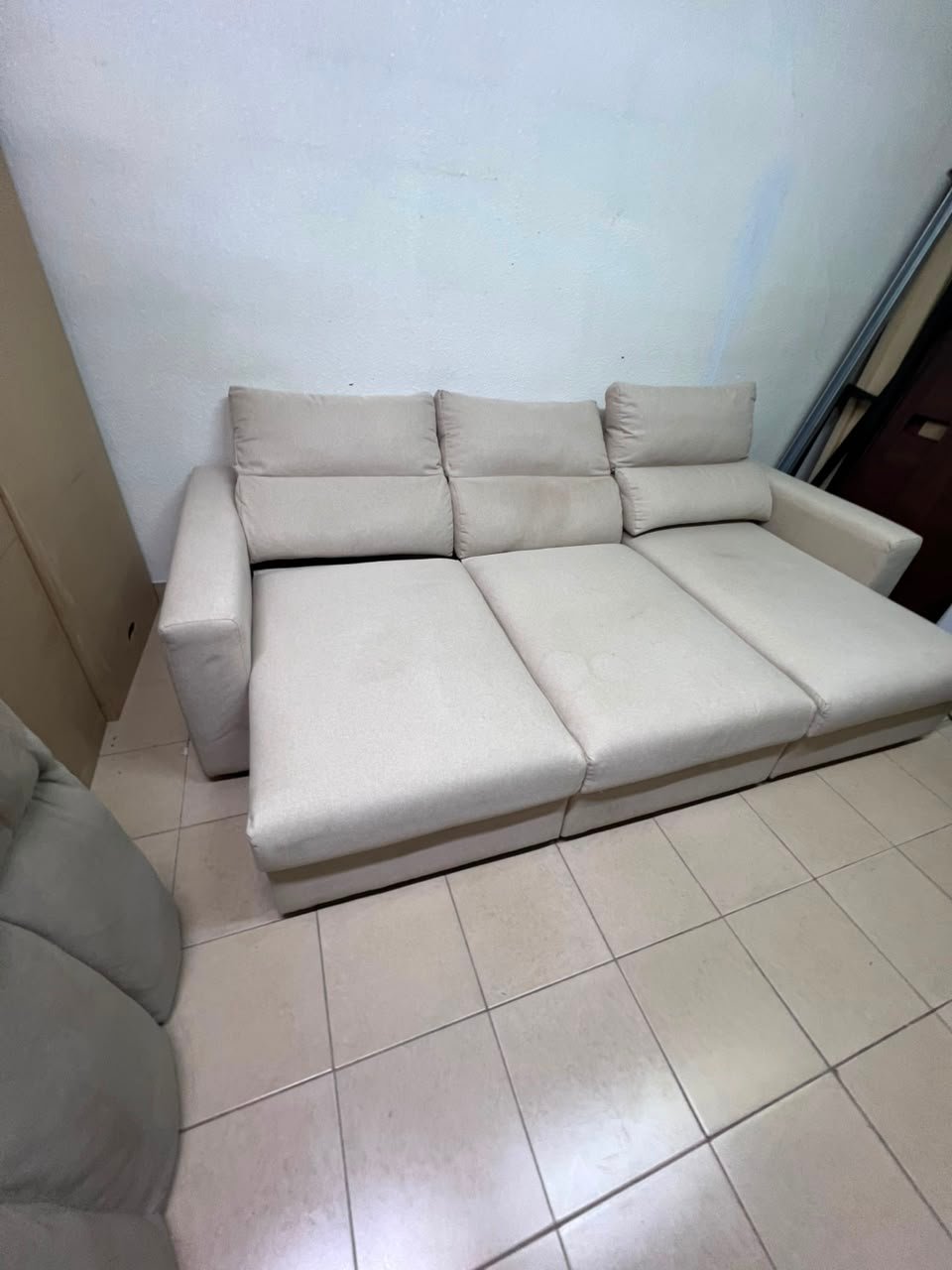 IKEA ESKILSTUNA three-seater sofa with chaise lounge - Image 5