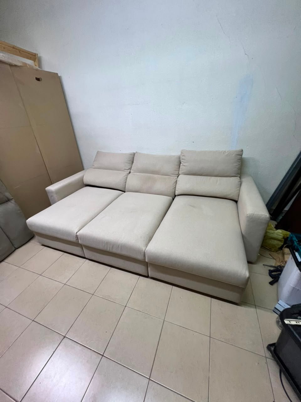 IKEA ESKILSTUNA three-seater sofa with chaise lounge - Image 7
