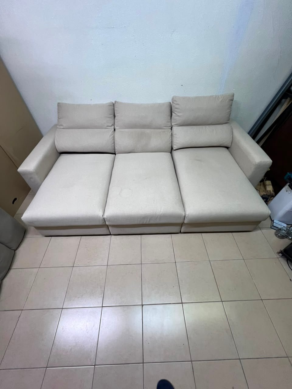 IKEA ESKILSTUNA three-seater sofa with chaise lounge - Image 8