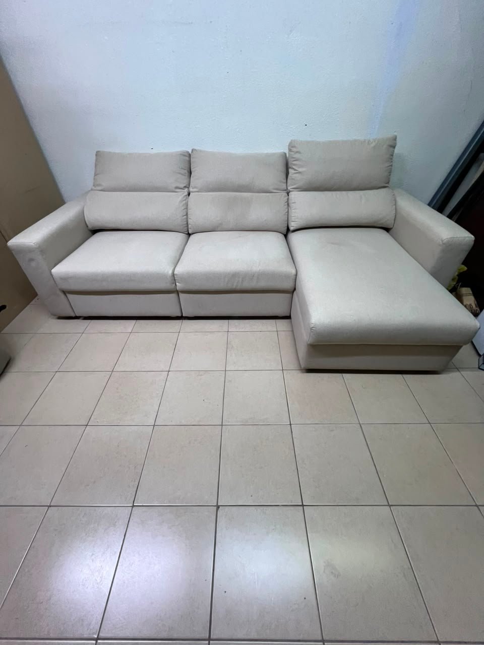 IKEA ESKILSTUNA three-seater sofa with chaise lounge - Image 9