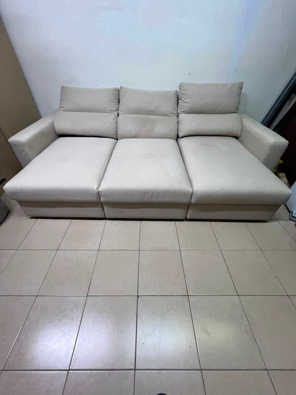 IKEA ESKILSTUNA three-seater sofa with chaise lounge - Image 11