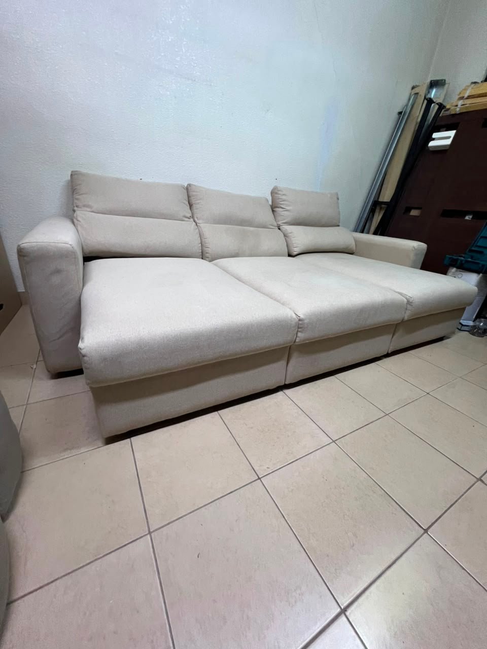 IKEA ESKILSTUNA three-seater sofa with chaise lounge - Image 15