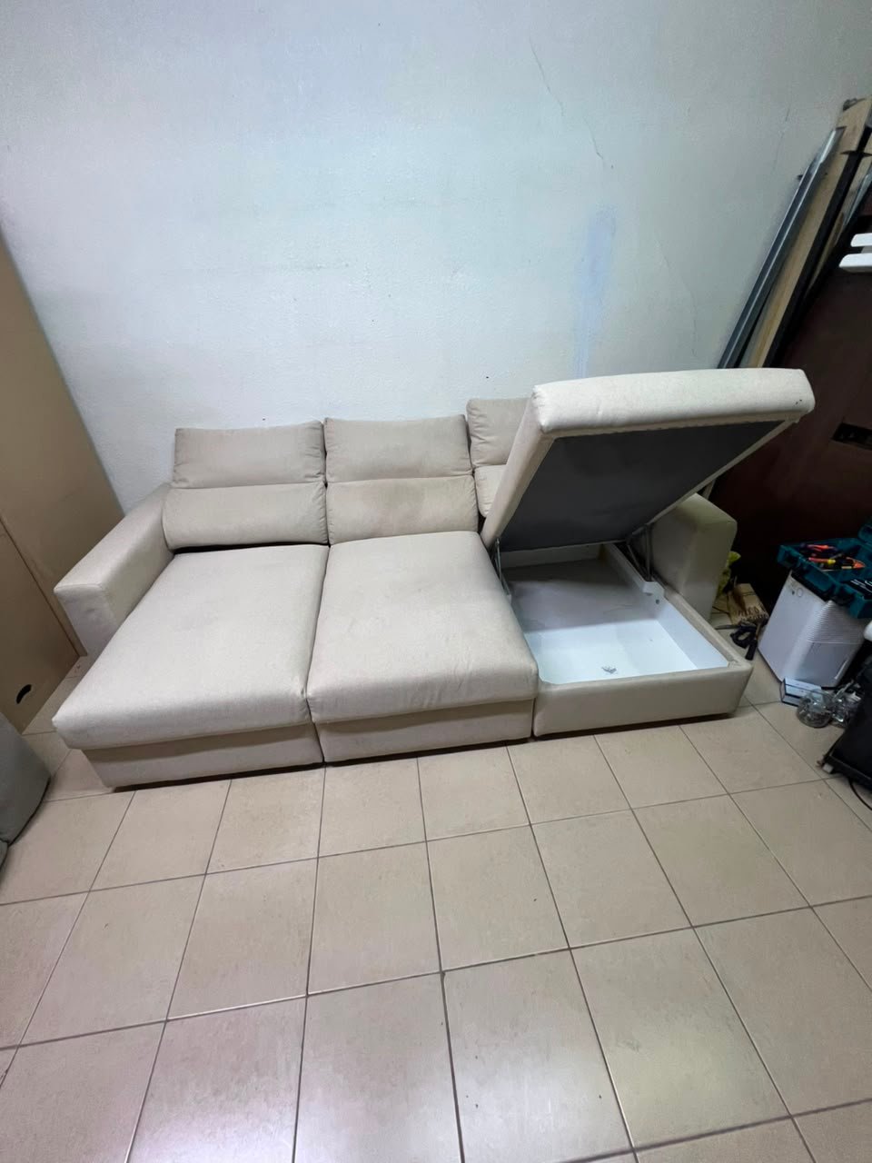 IKEA ESKILSTUNA three-seater sofa with chaise lounge - Image 16