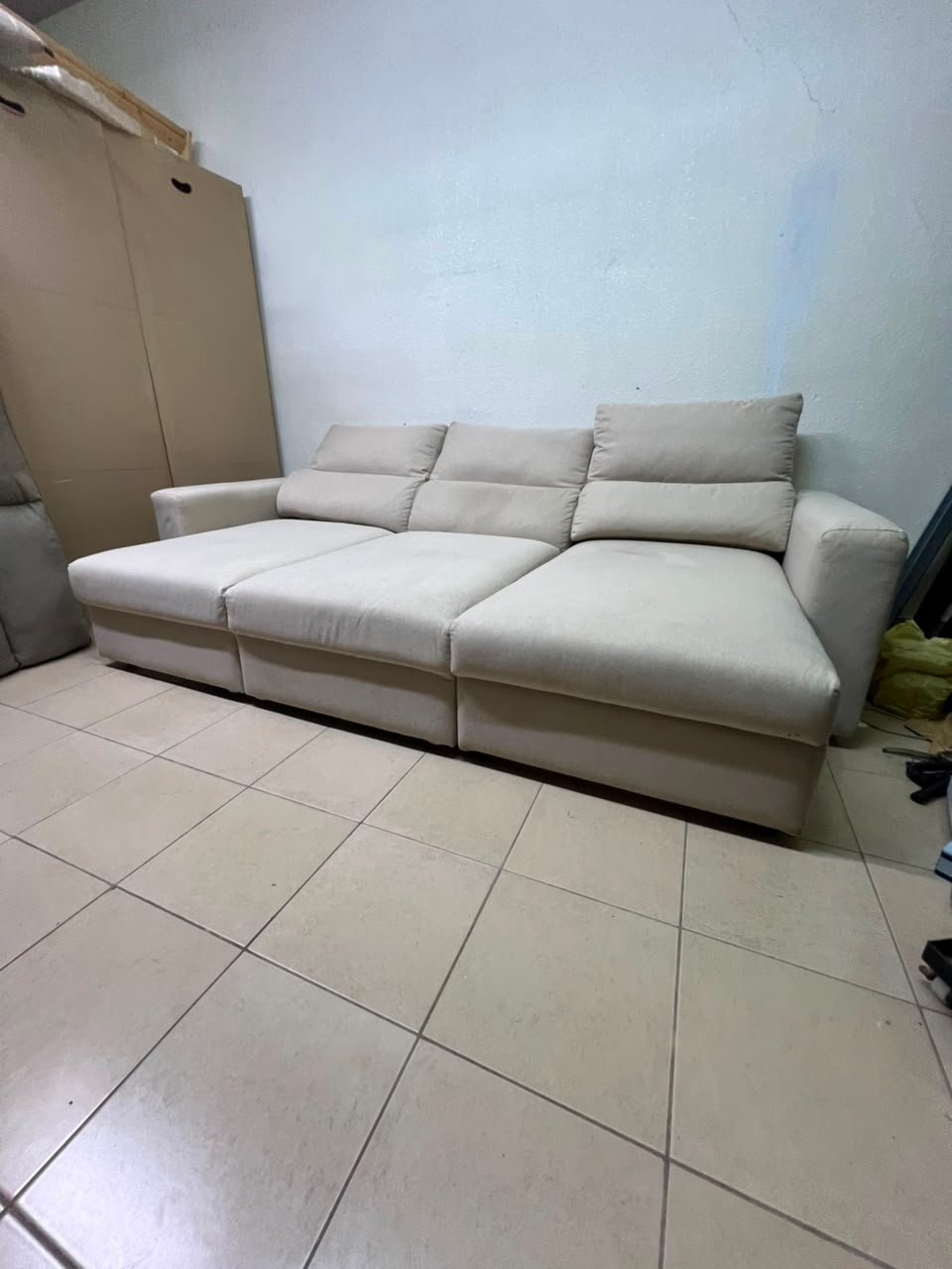 IKEA ESKILSTUNA three-seater sofa with chaise lounge - Image 17