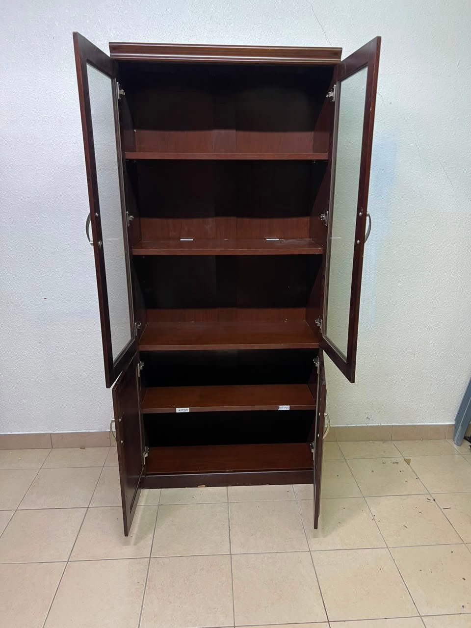 Supplier Classic Office Wood File Cabinet with 2 Glass Door - Image 10