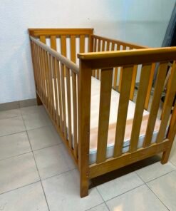 East Coast Drop Side Bamboo Cot Bed - Image 2