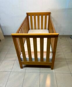East Coast Drop Side Bamboo Cot Bed - Image 3