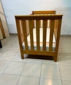 East Coast Drop Side Bamboo Cot Bed - Image 4
