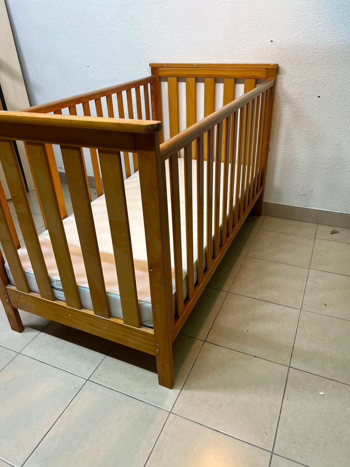 East Coast Drop Side Bamboo Cot Bed