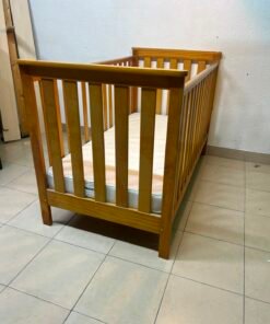 East Coast Drop Side Bamboo Cot Bed - Image 6