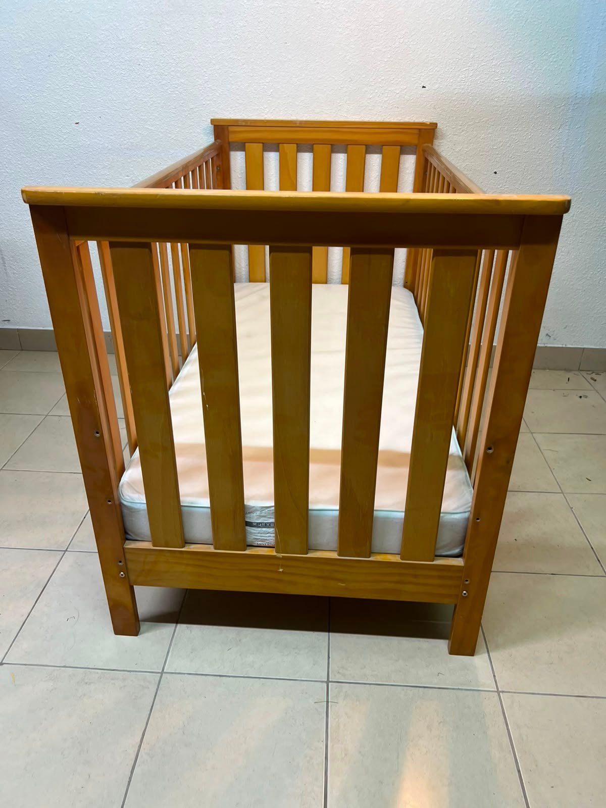 East Coast Drop Side Bamboo Cot Bed - Image 10