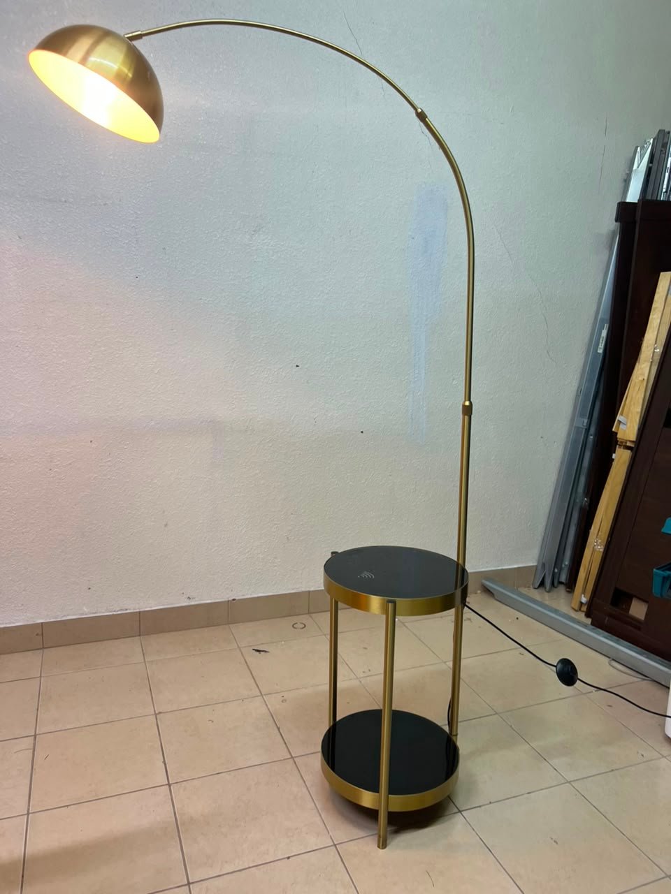 Room Lam Arc Floor Lamp Sofa Frame Lighting Study Floor Lamp Bracket Lampshade Lamp Living Room Decoration - Image 6