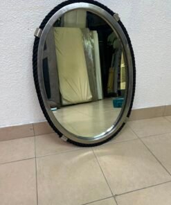 Black Rope Oval Wall Mirror - Image 10