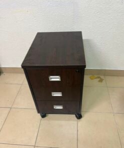 Mahmayi Station 3 Drawer Mobile Storage Unit- Modern Sleek Office Furniture with Cabinets and Drawers - Functional 3 - Image 2