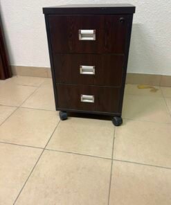 Mahmayi Station 3 Drawer Mobile Storage Unit- Modern Sleek Office Furniture with Cabinets and Drawers - Functional 3 - Image 5