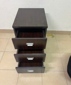 Mahmayi Station 3 Drawer Mobile Storage Unit- Modern Sleek Office Furniture with Cabinets and Drawers - Functional 3 - Image 10