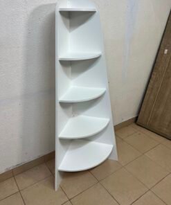 HomeBox Frankfurt 5-Tier Corner Bookcase - Image 3